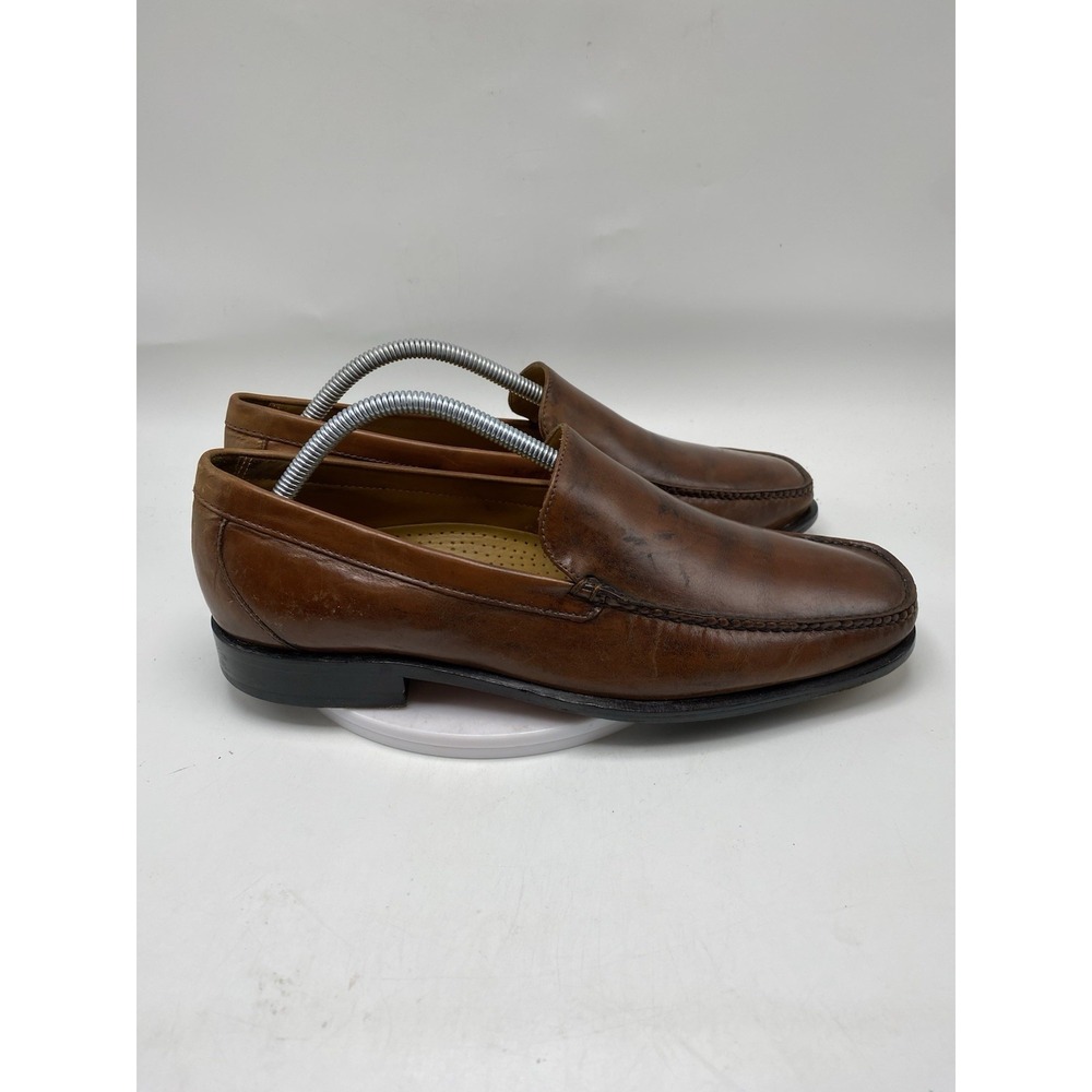 Cole Haan Loafer Brown Leather Slip On Men's Size 9.5 Casual 4198